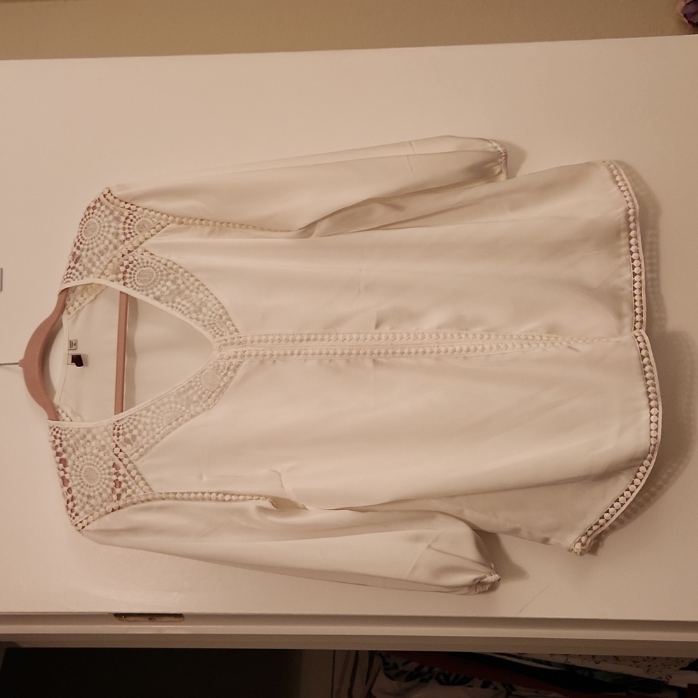 KUT from the Cloth crochet blouse